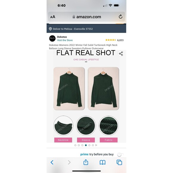 Amazon tik tok inspired viral SWEATER - Picture 7 of 9